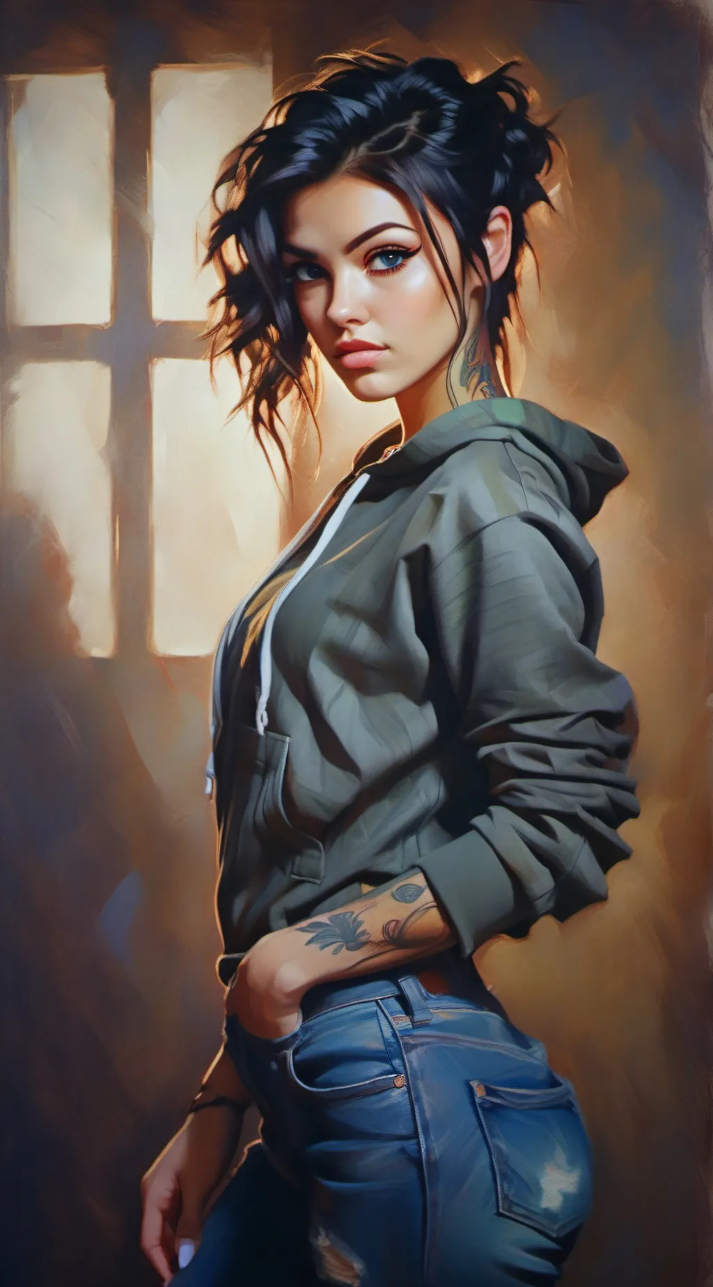 ai character: Karma  background