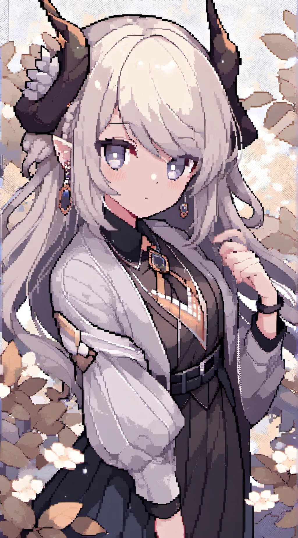 ai character: lavander background