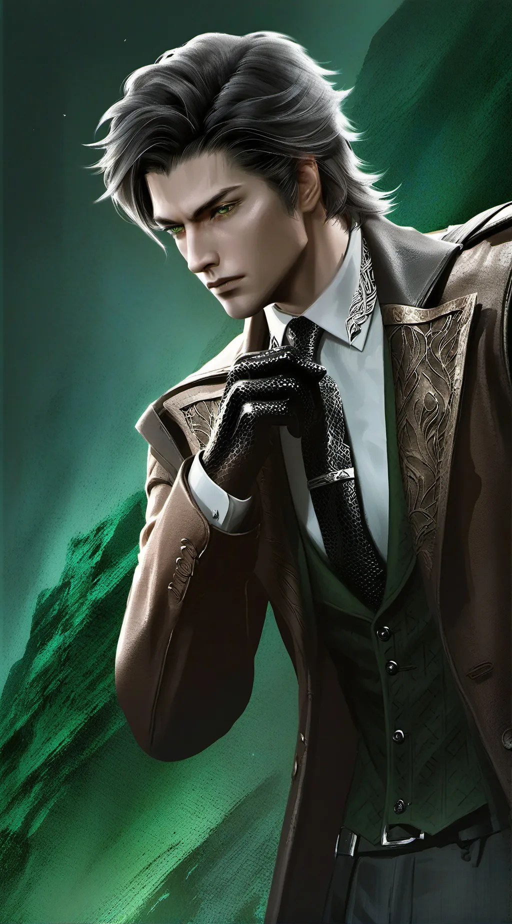 ai character: Max background