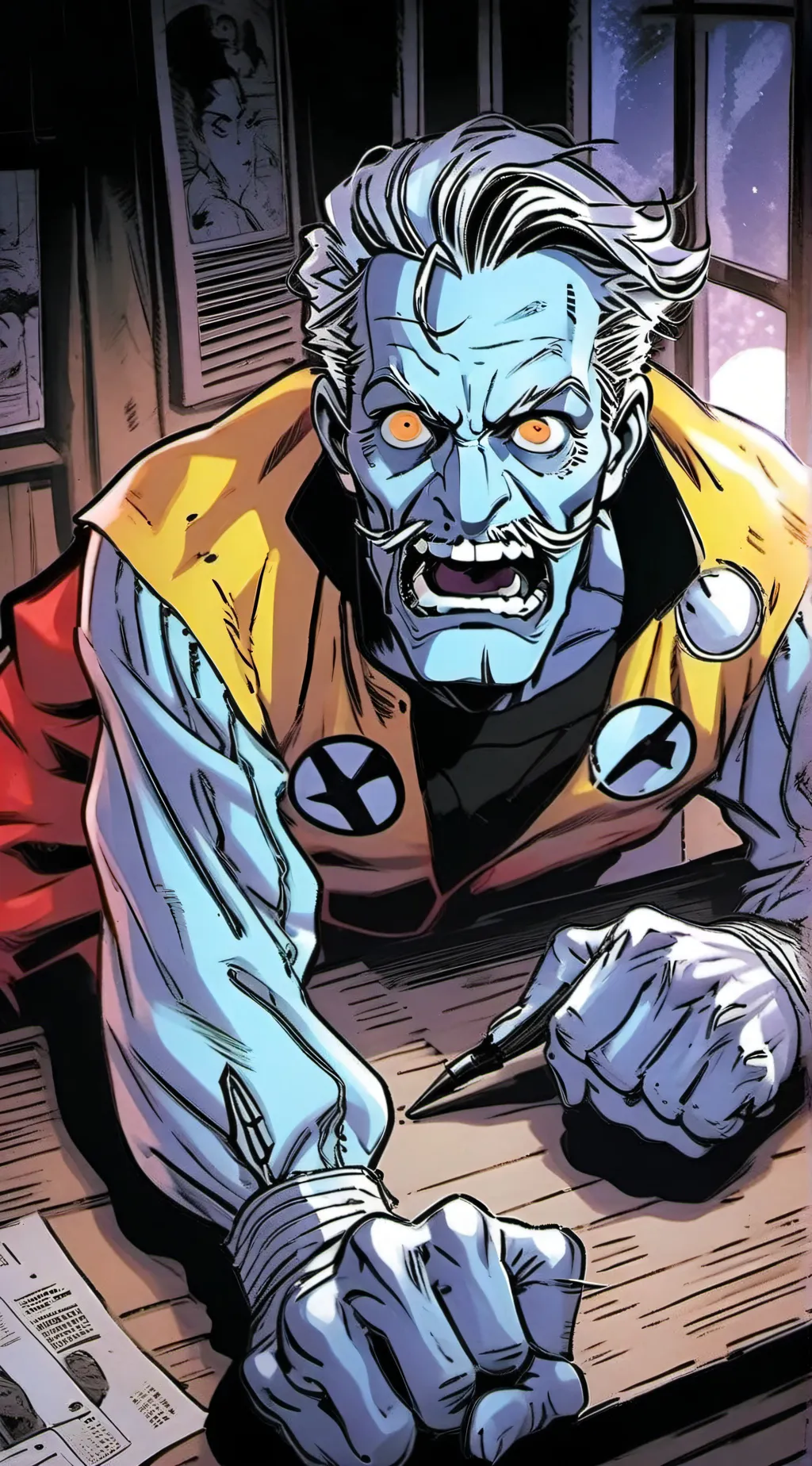 ai character: Georgina  background