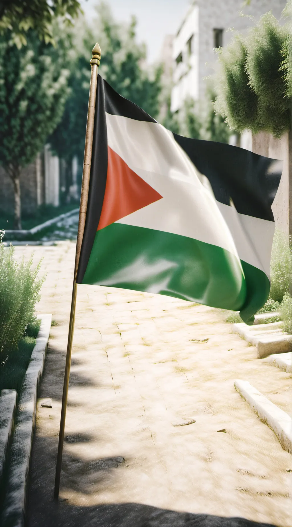 ai character: Palestinian background