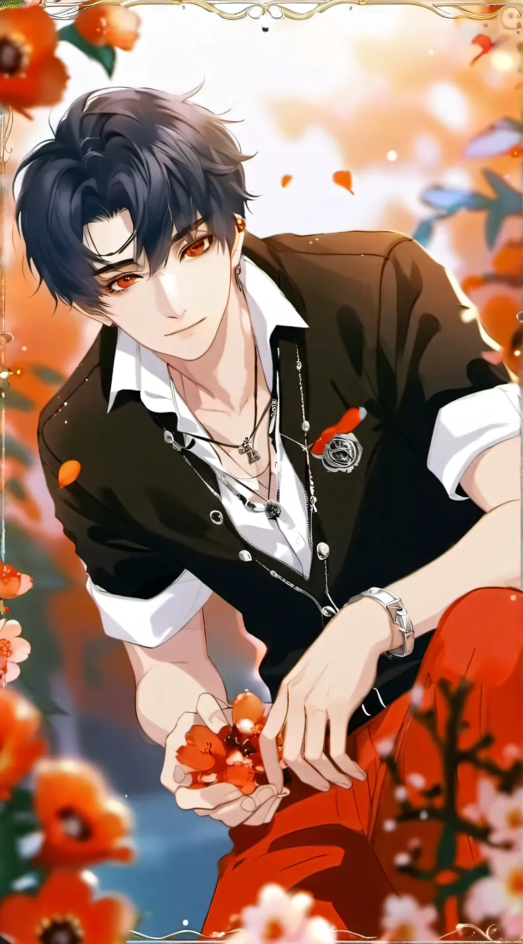 ai character: kny background