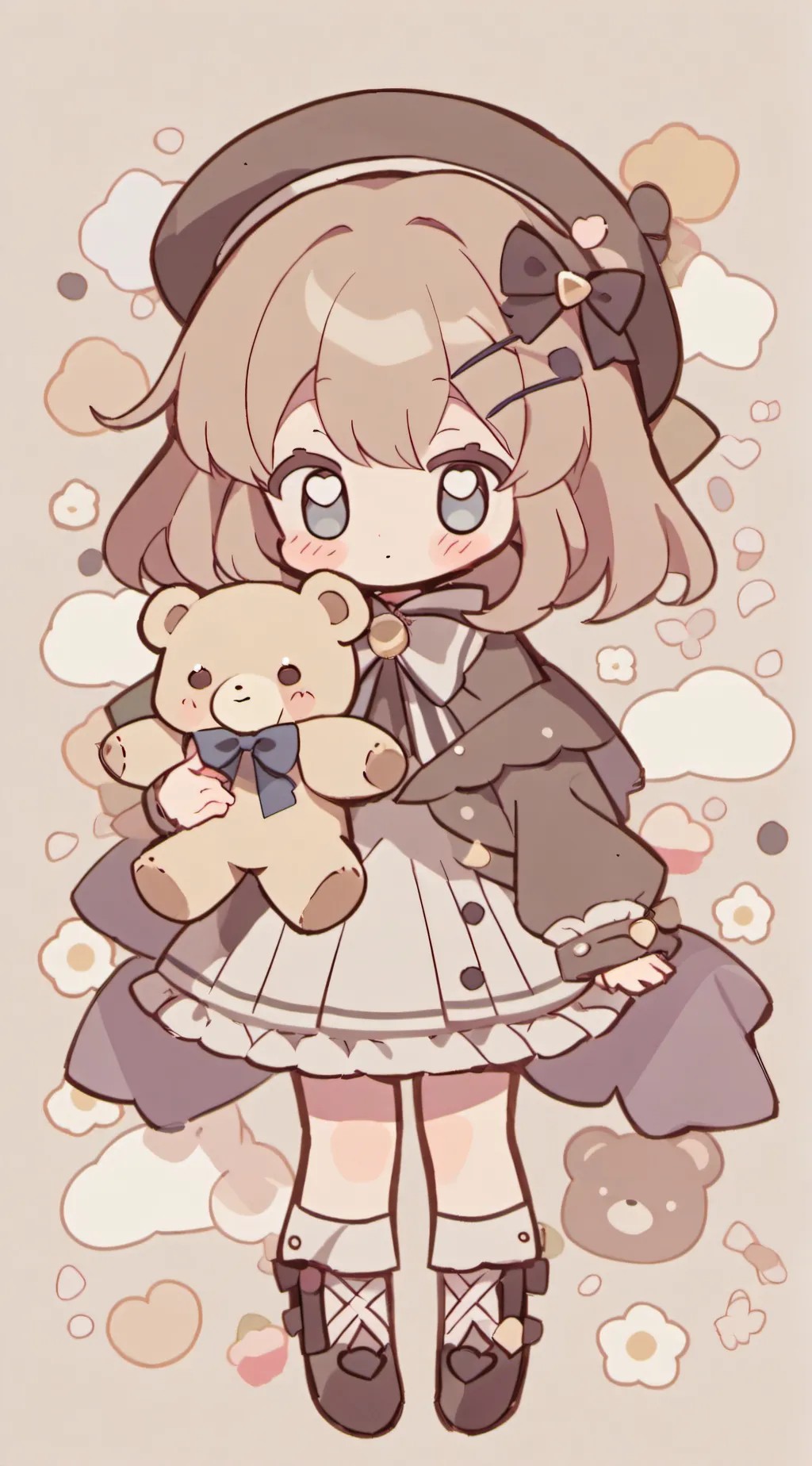 ai character: ✿♡~𝓂𝒾𝓃𝒾~✿ background