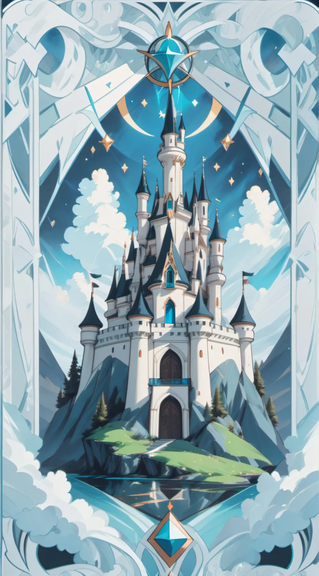 ai character: MHA fantasy background