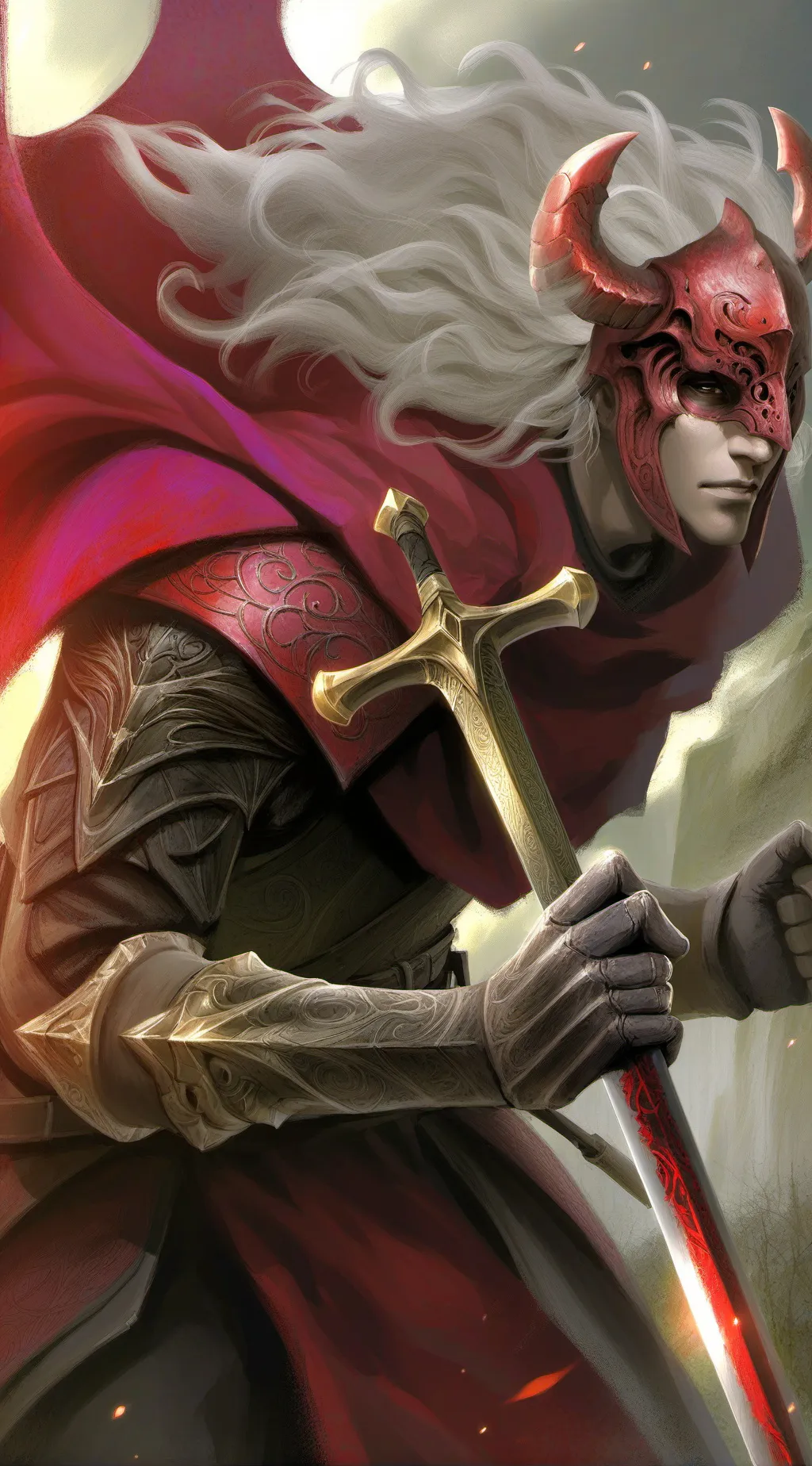 ai character: RED REPLENISH background