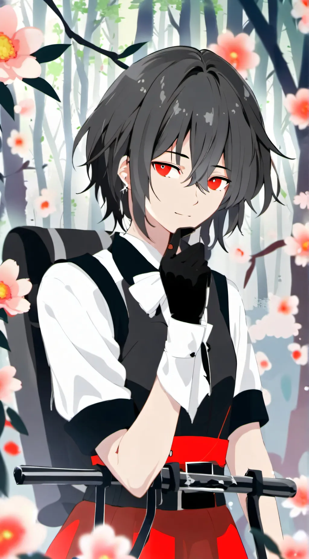 ai character: Aftons x Mha  background