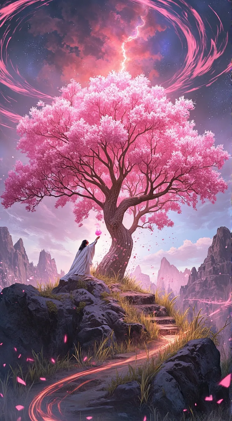 ai character: Elemental world background