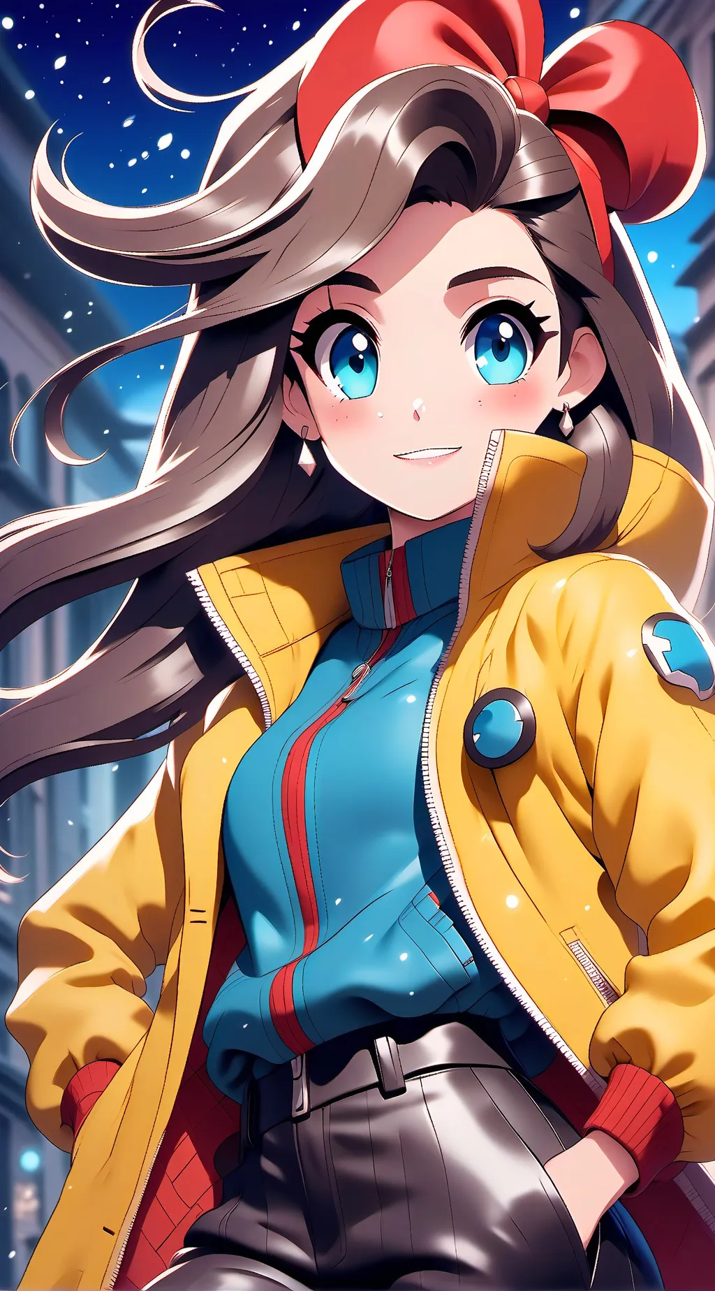 ai character: Rosa ❤️ background