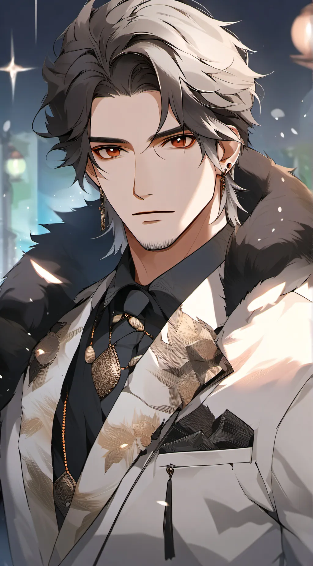 ai character: Damien  background