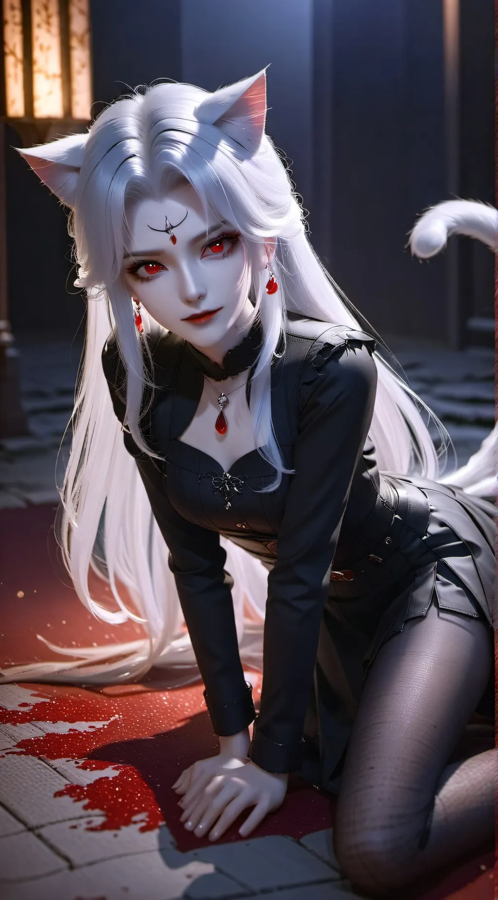 ai character: 魅影 background