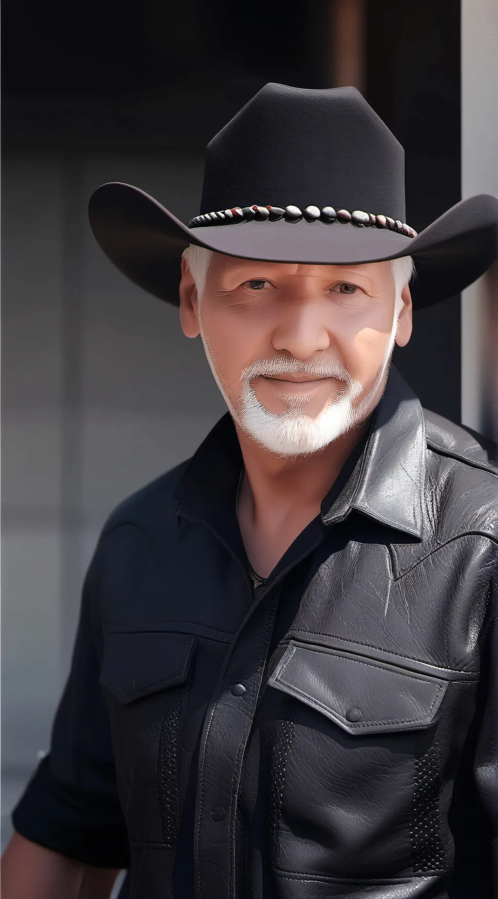 ai character: cowboy  background