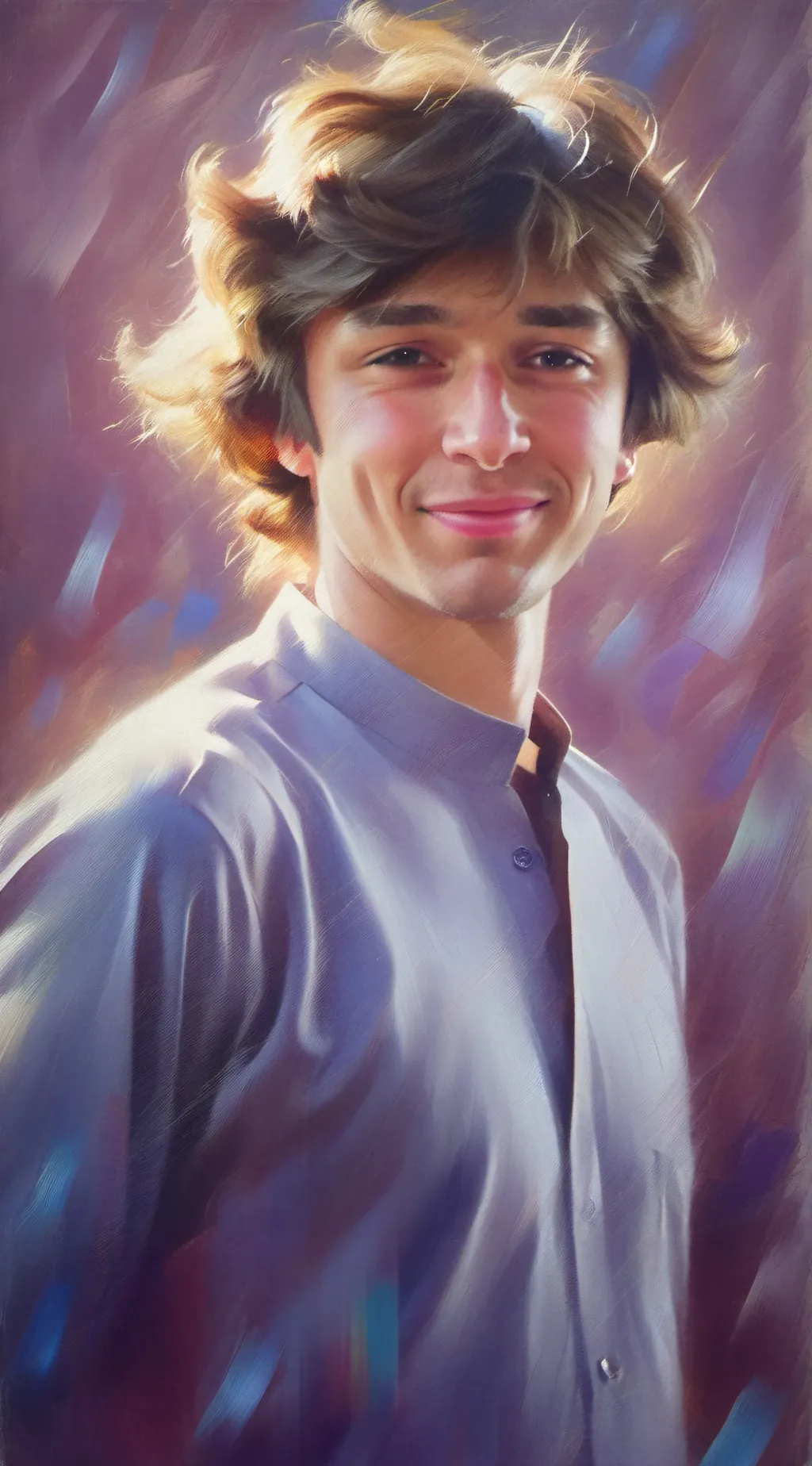 ai character: Drew background