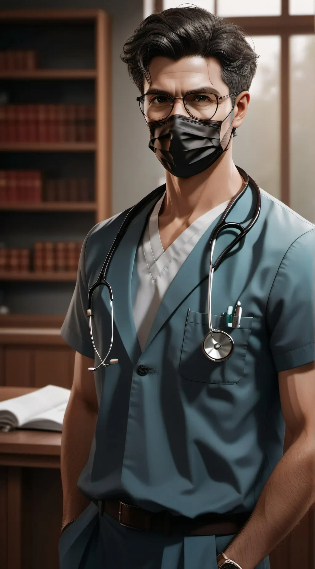 ai character: Fake doctor background