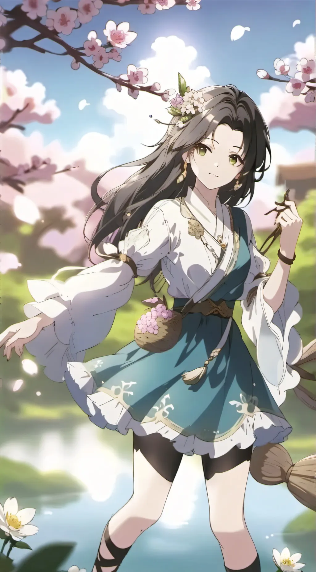 ai character: clea background