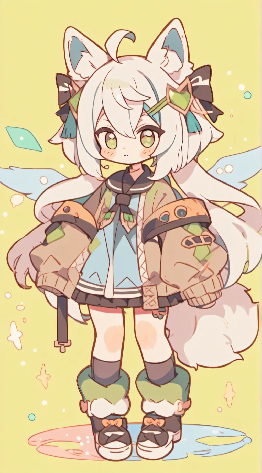 ai character: yoshipup background