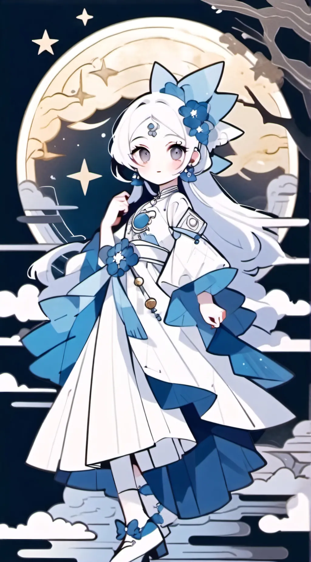 ai character: luna background
