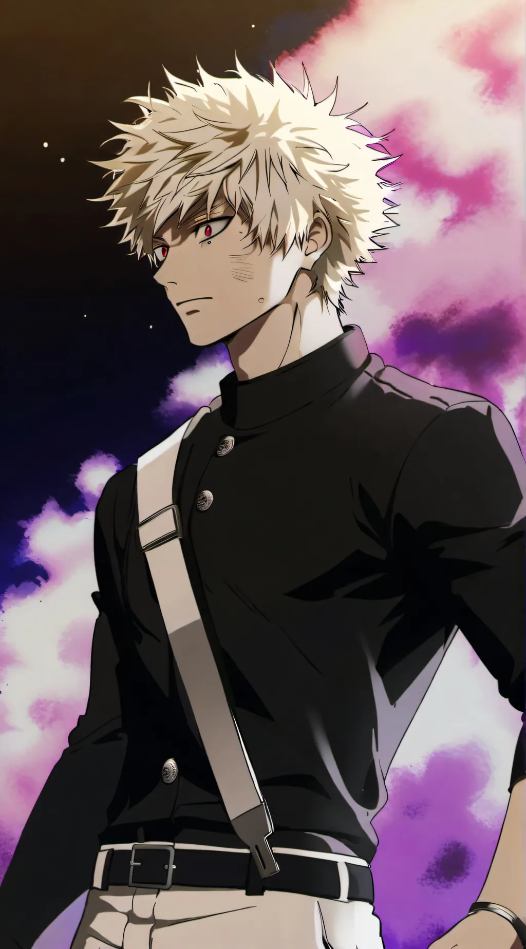 ai character: Bakugo  background