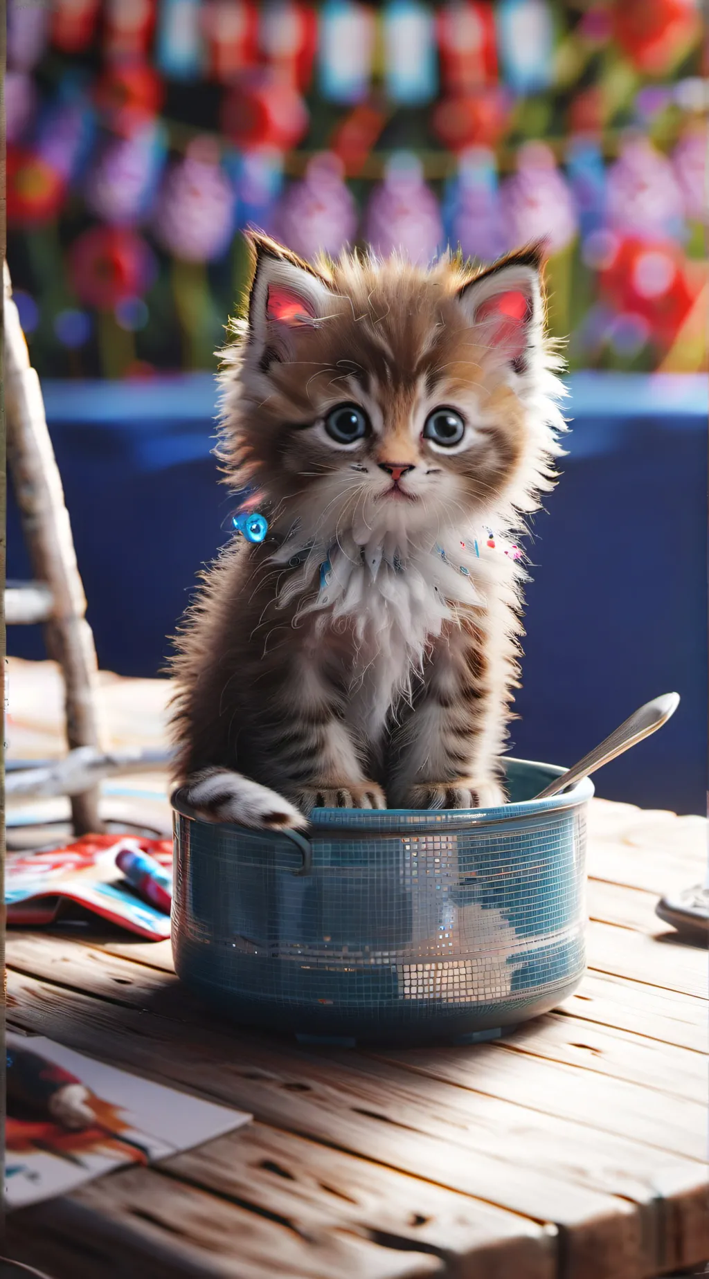 ai character: shocked kitty background