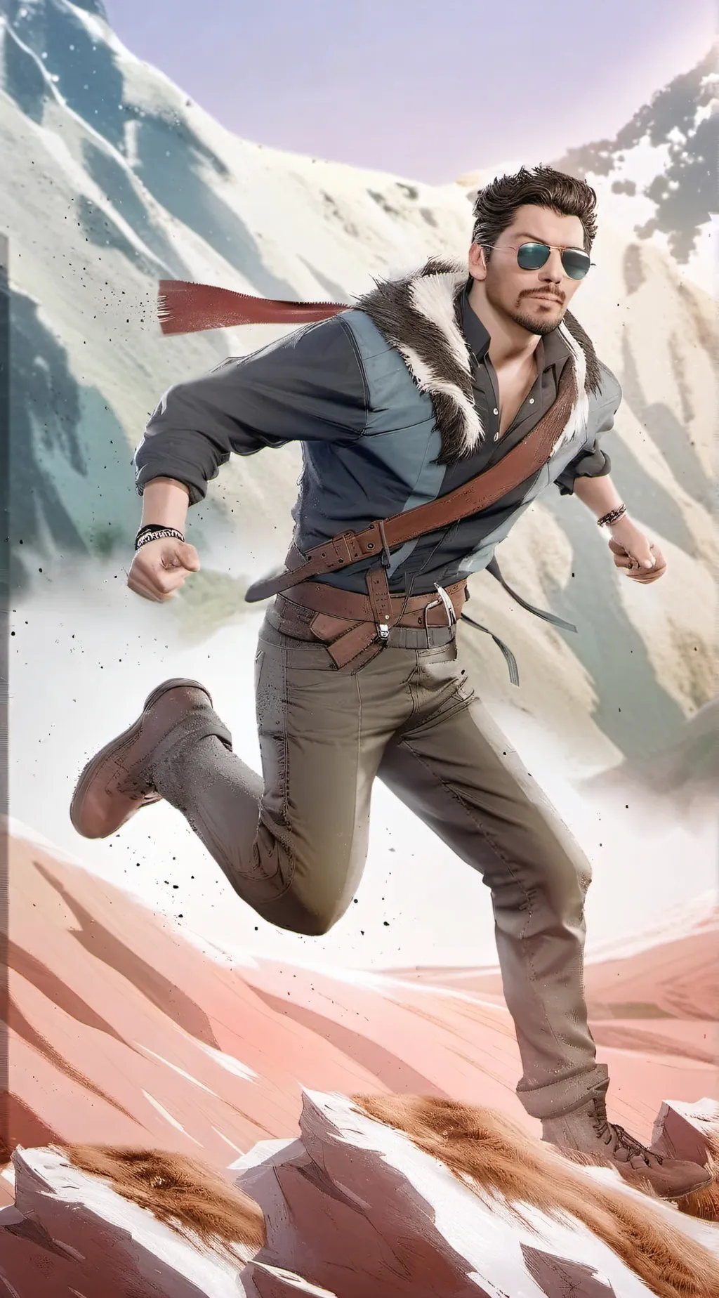 ai character: hello avalanche background