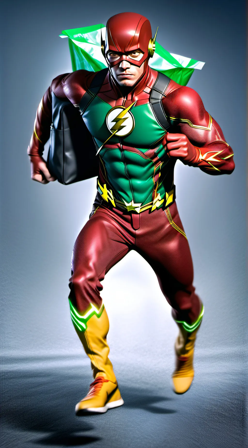 ai character: Uber eats flash background