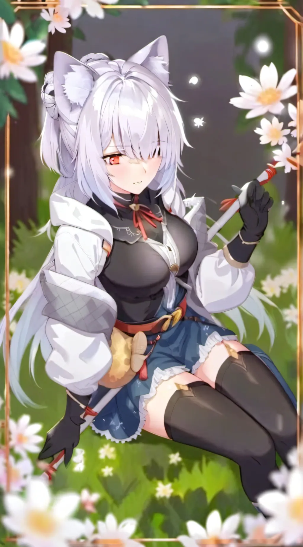 ai character: very sus girl background