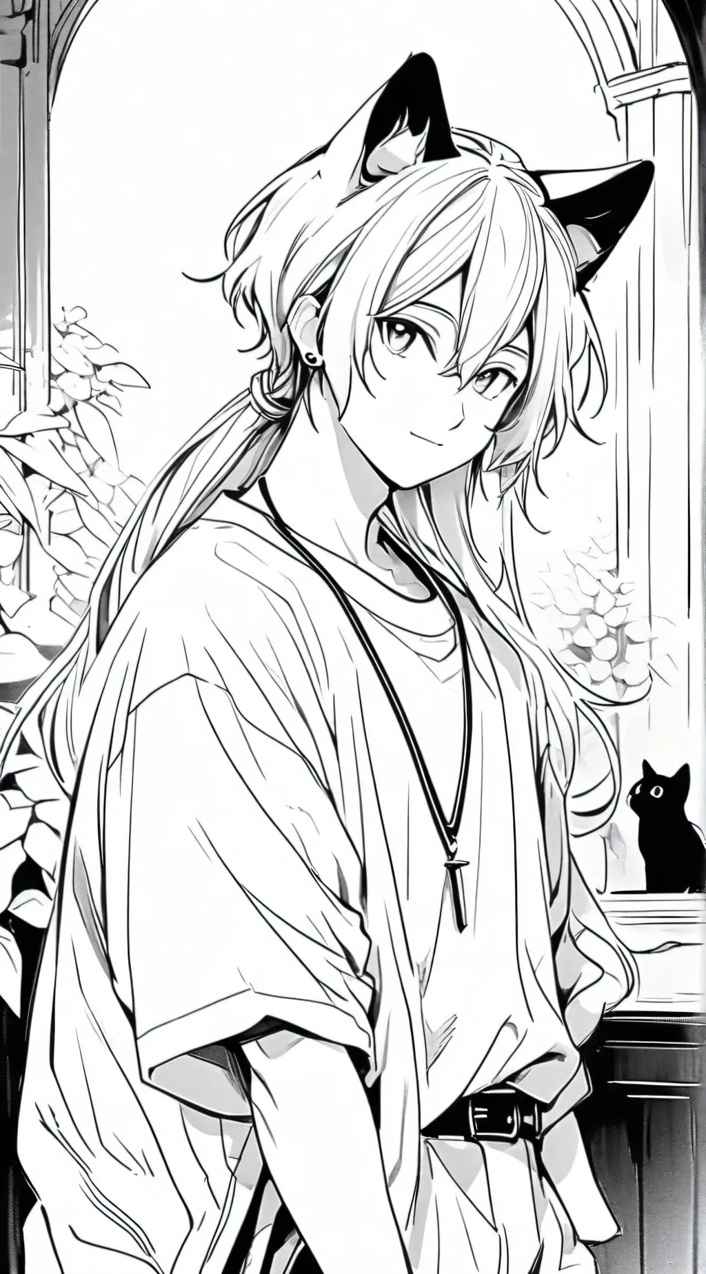 ai character: uwu cat and jake background