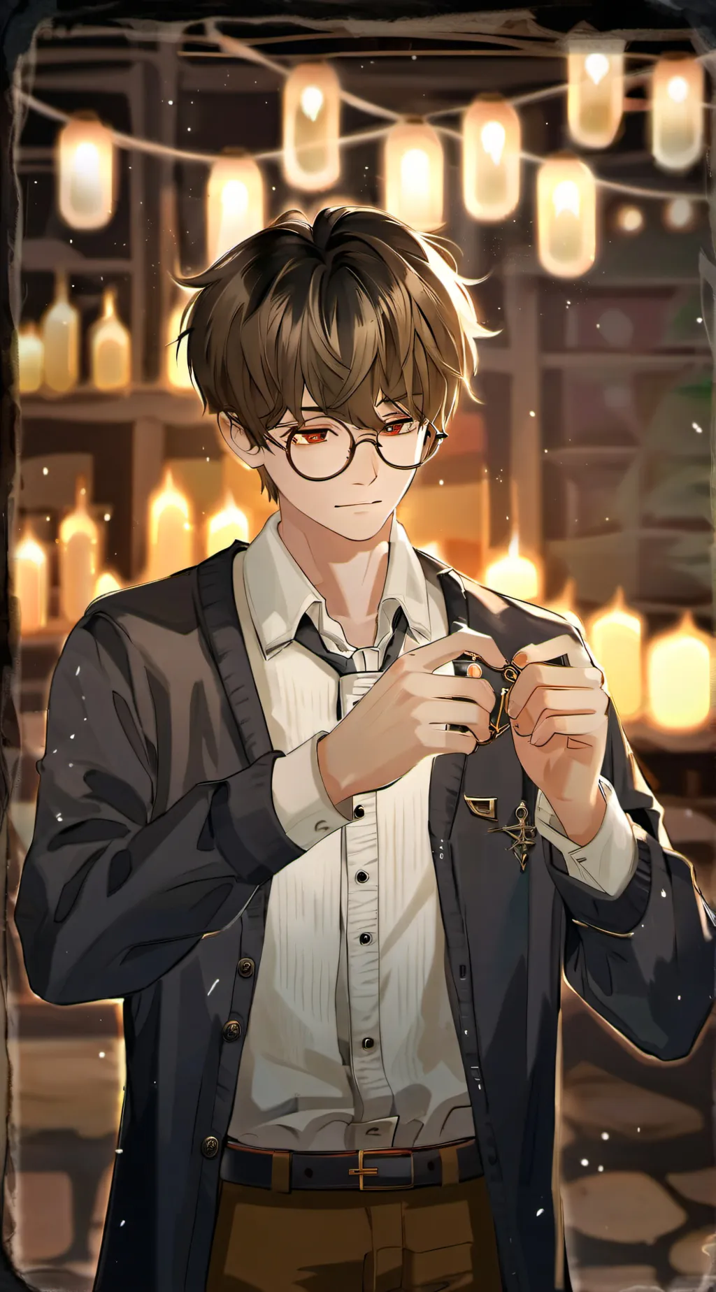 ai character: harry potter background