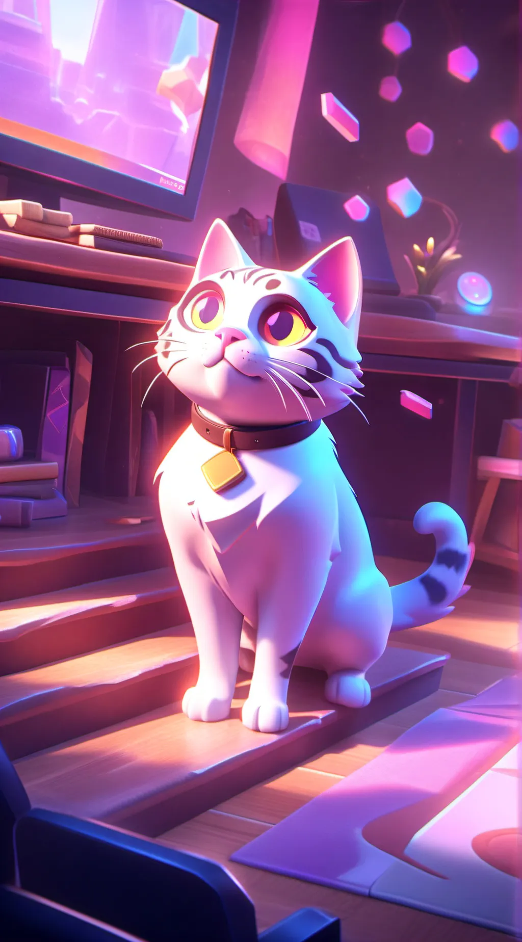 ai character: lovely  background