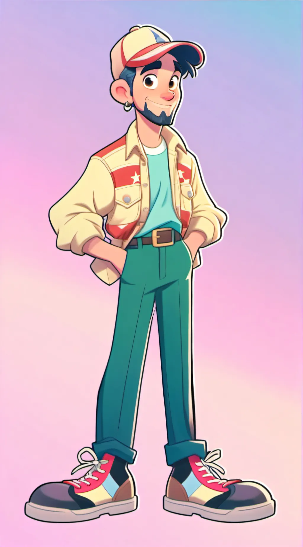 ai character: USA background