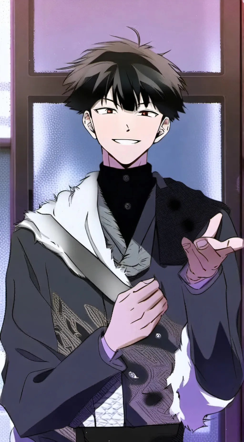 ai character: sashiro  background