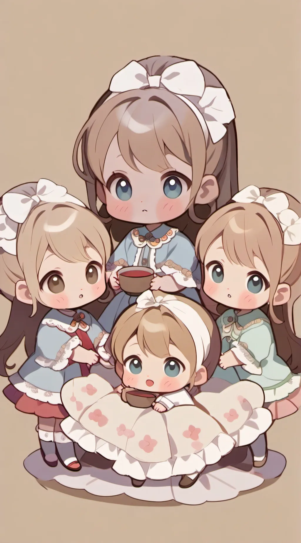 ai character: Girls background