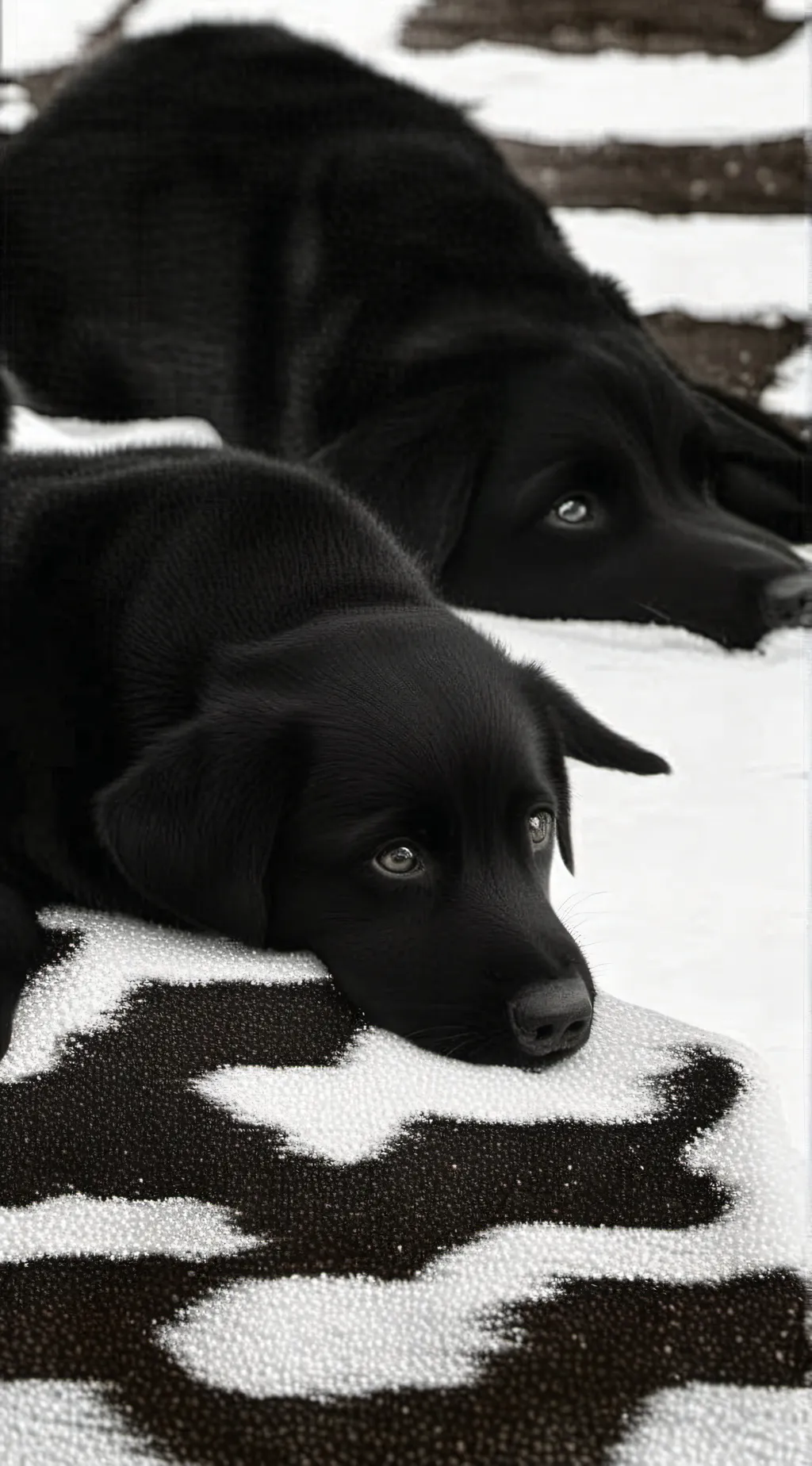 ai character: shadow, Moon 🌙 background