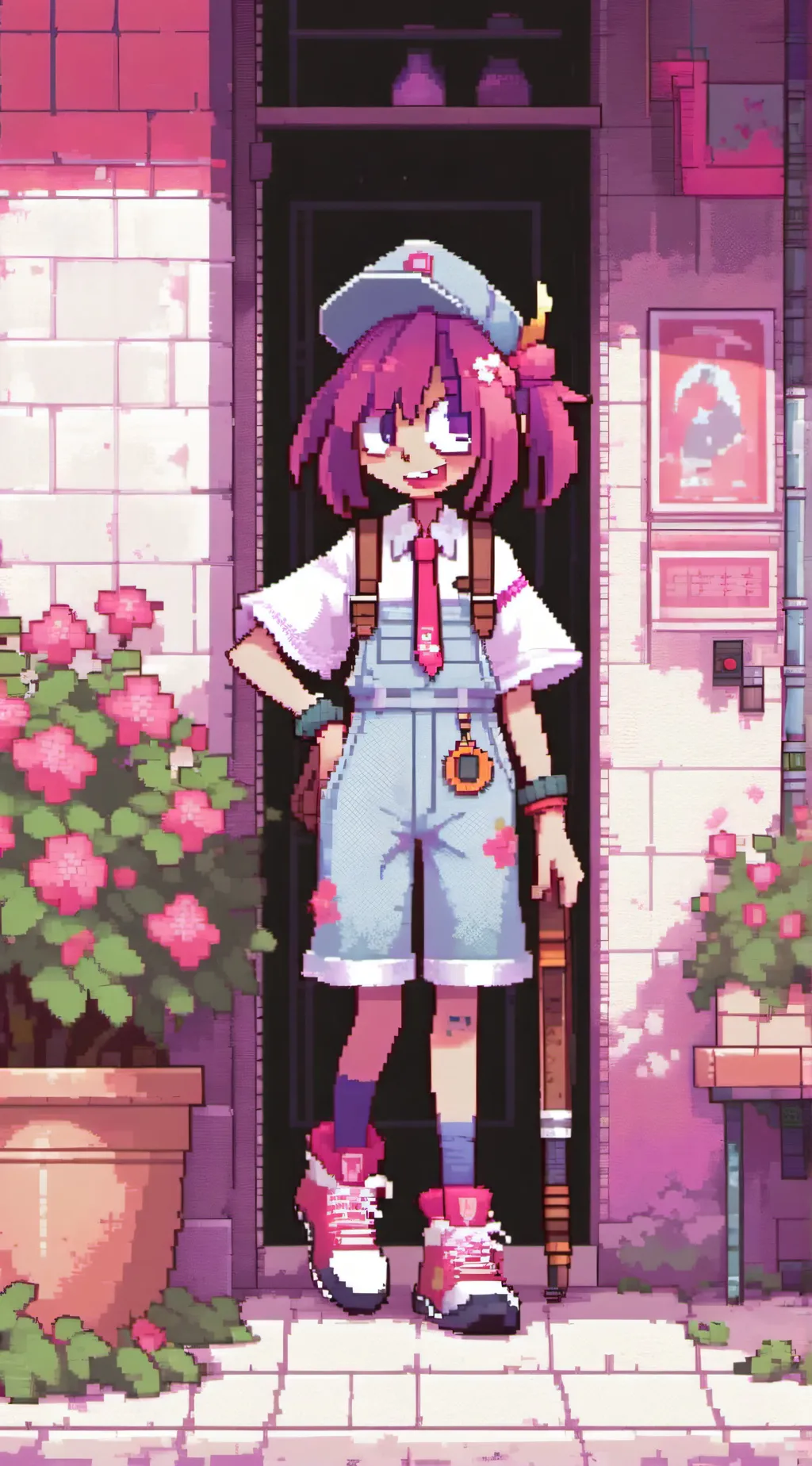 ai character: luci😺 background