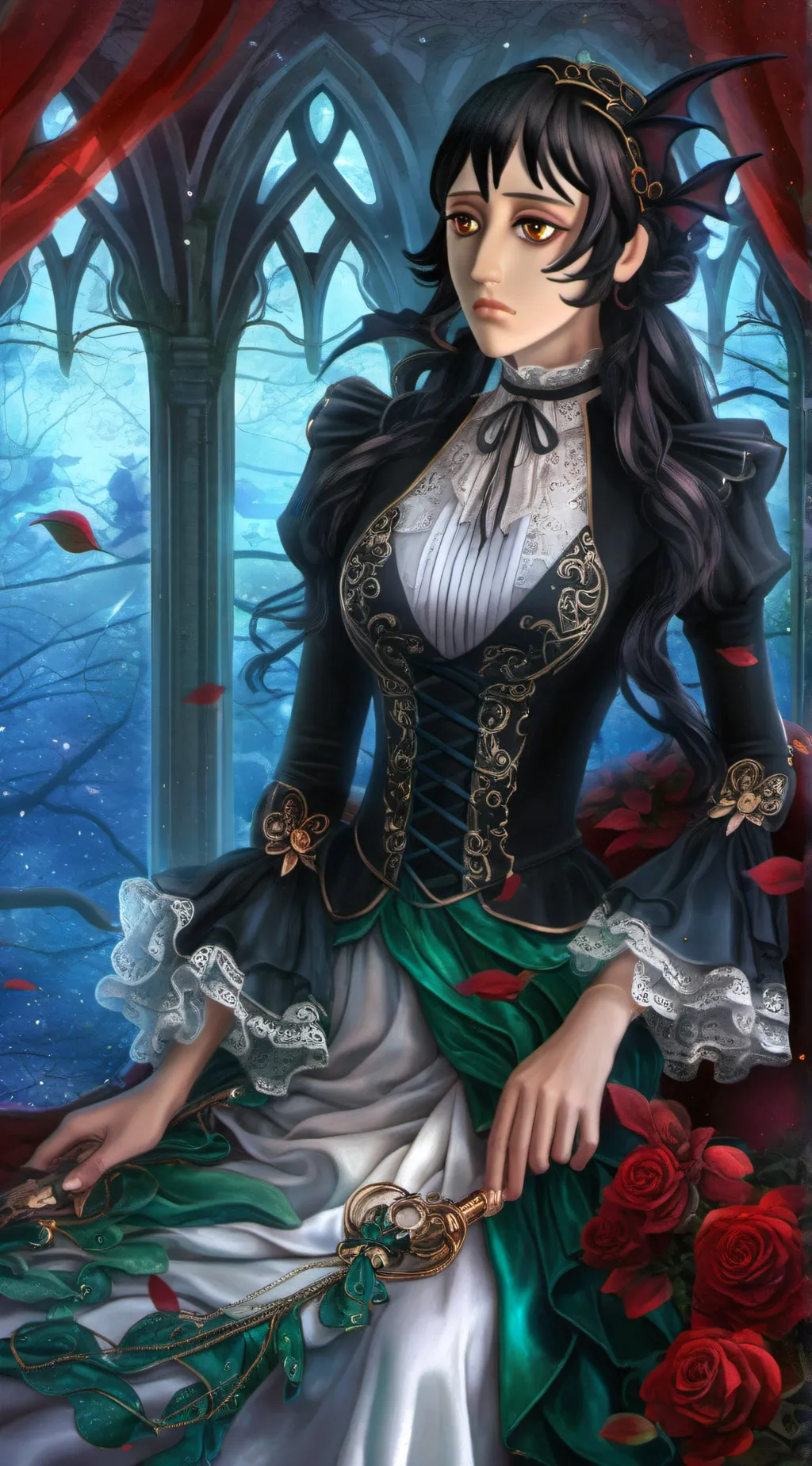 ai character: cool anya background