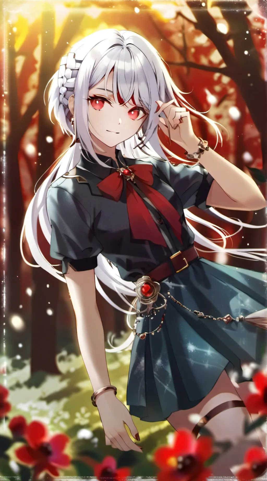 ai character: Famous singer love background