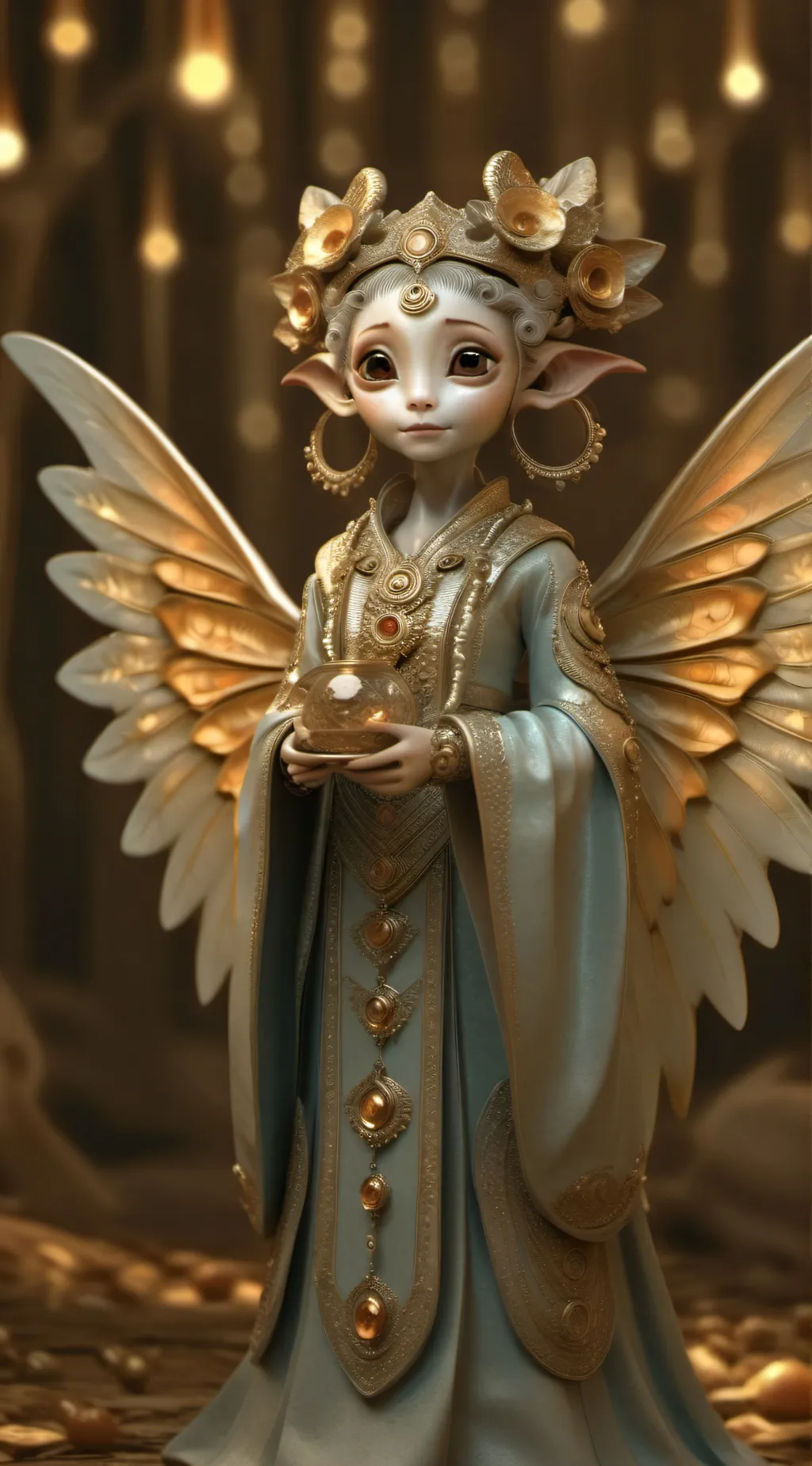 ai character: Mariposa background