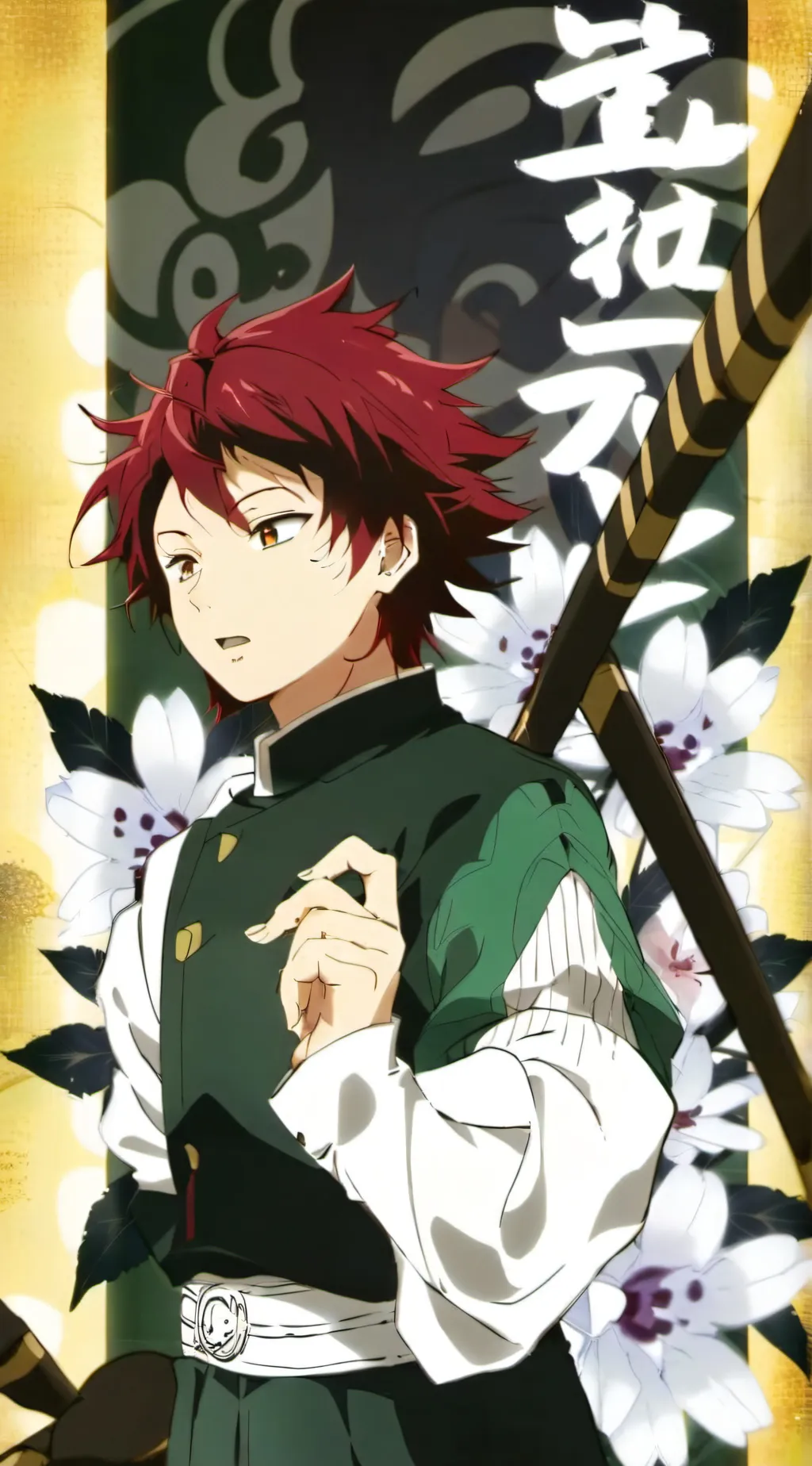 ai character: Tanjiro background