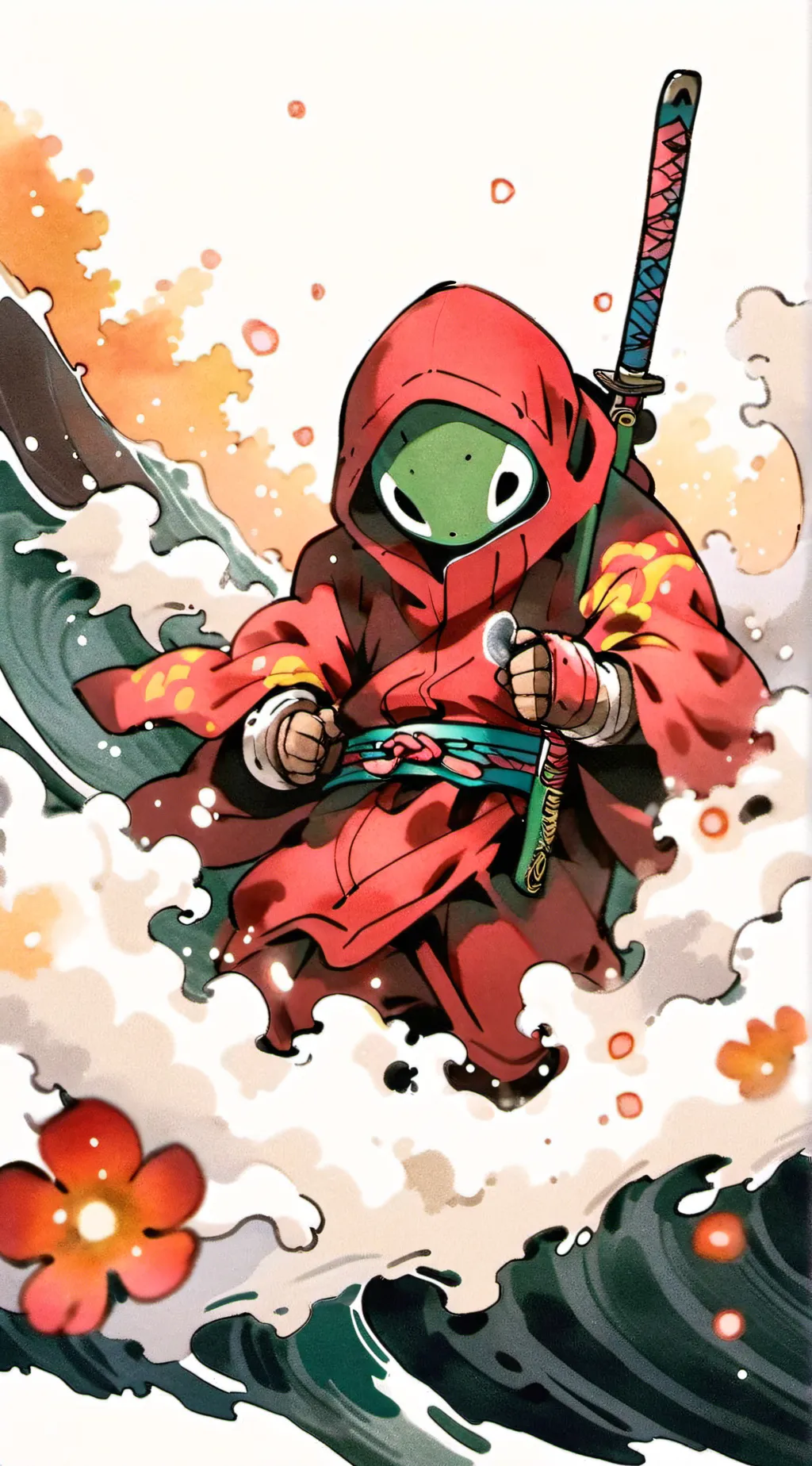 ai character: geometry dash background