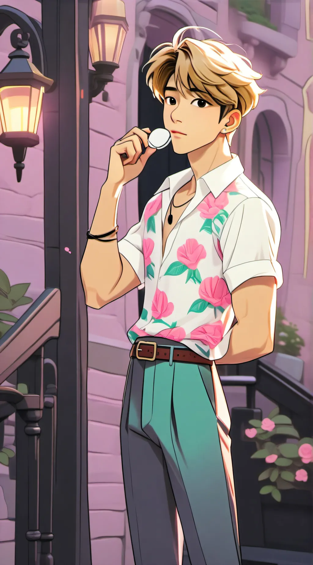 ai character: Han jisung background