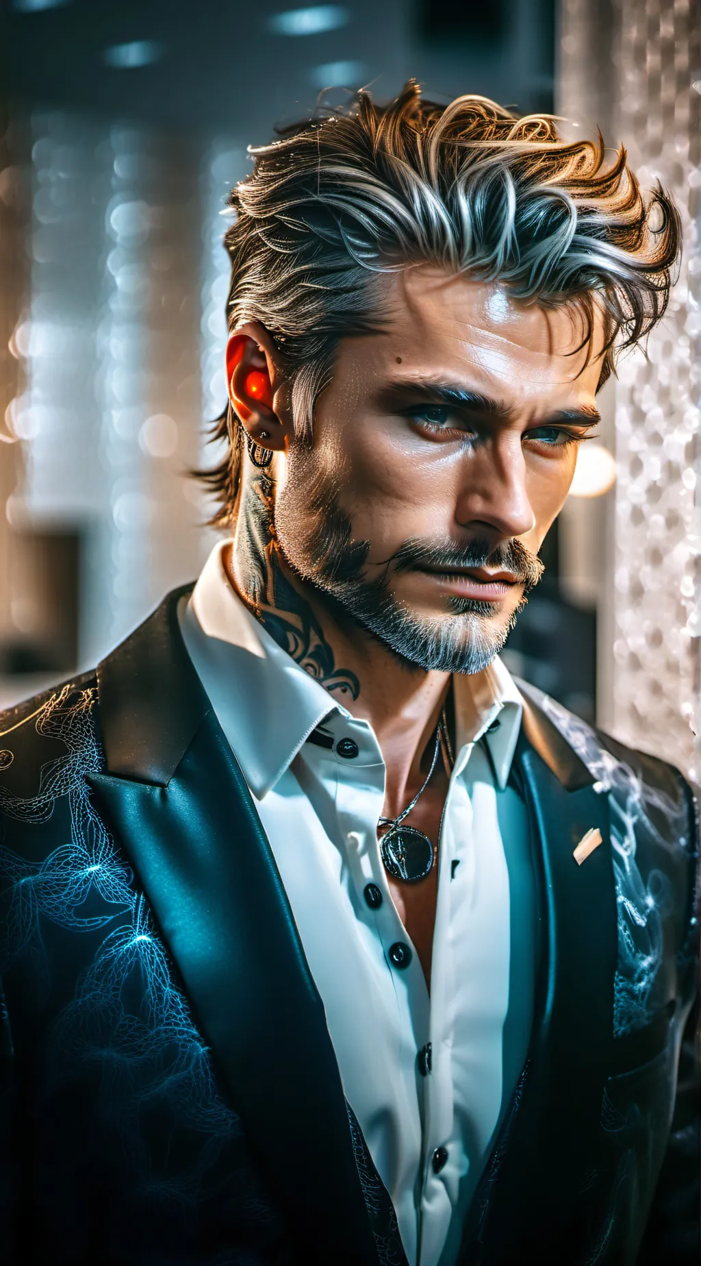 ai character: Santino Lucarell  background