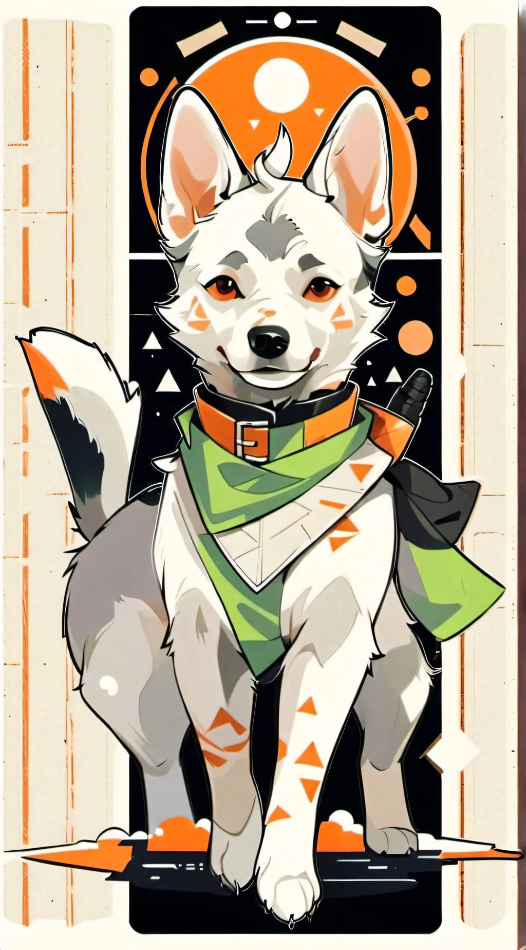 ai character: baby Wenda background