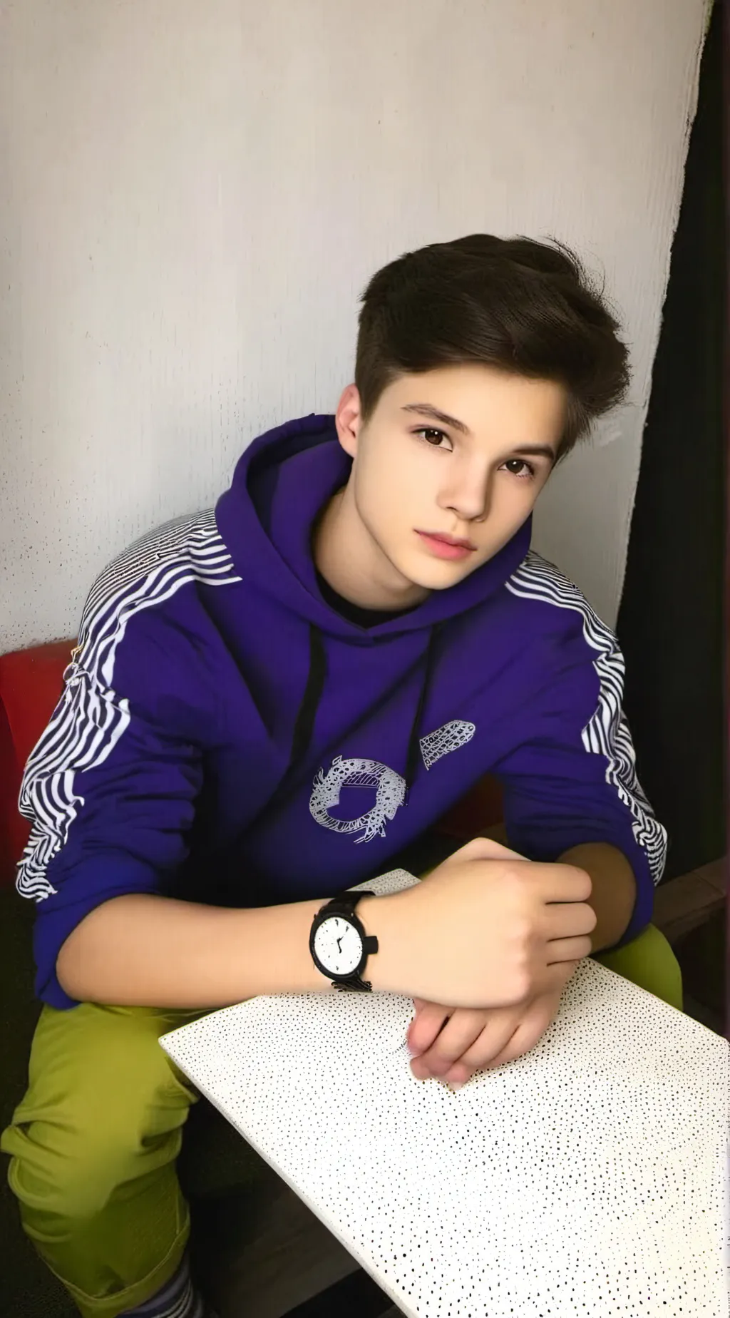 ai character: AI robot companion background