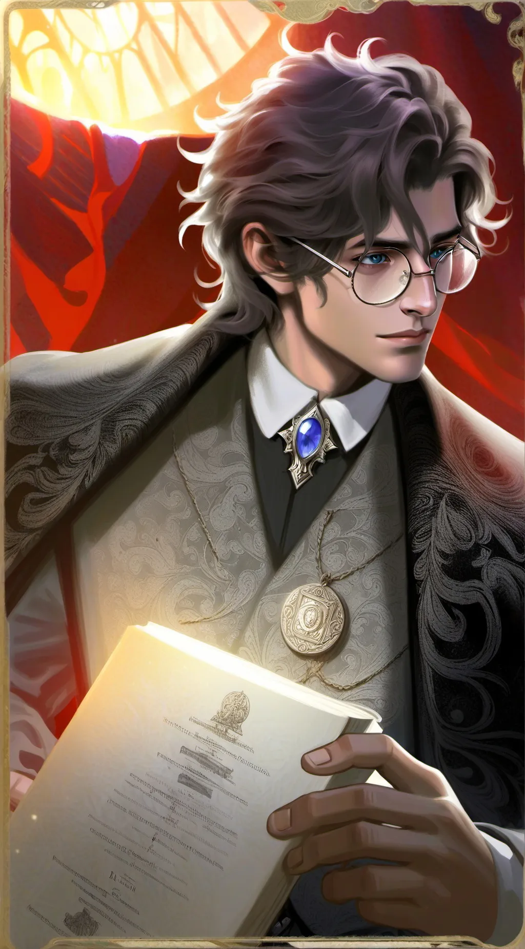 ai character: Орест background