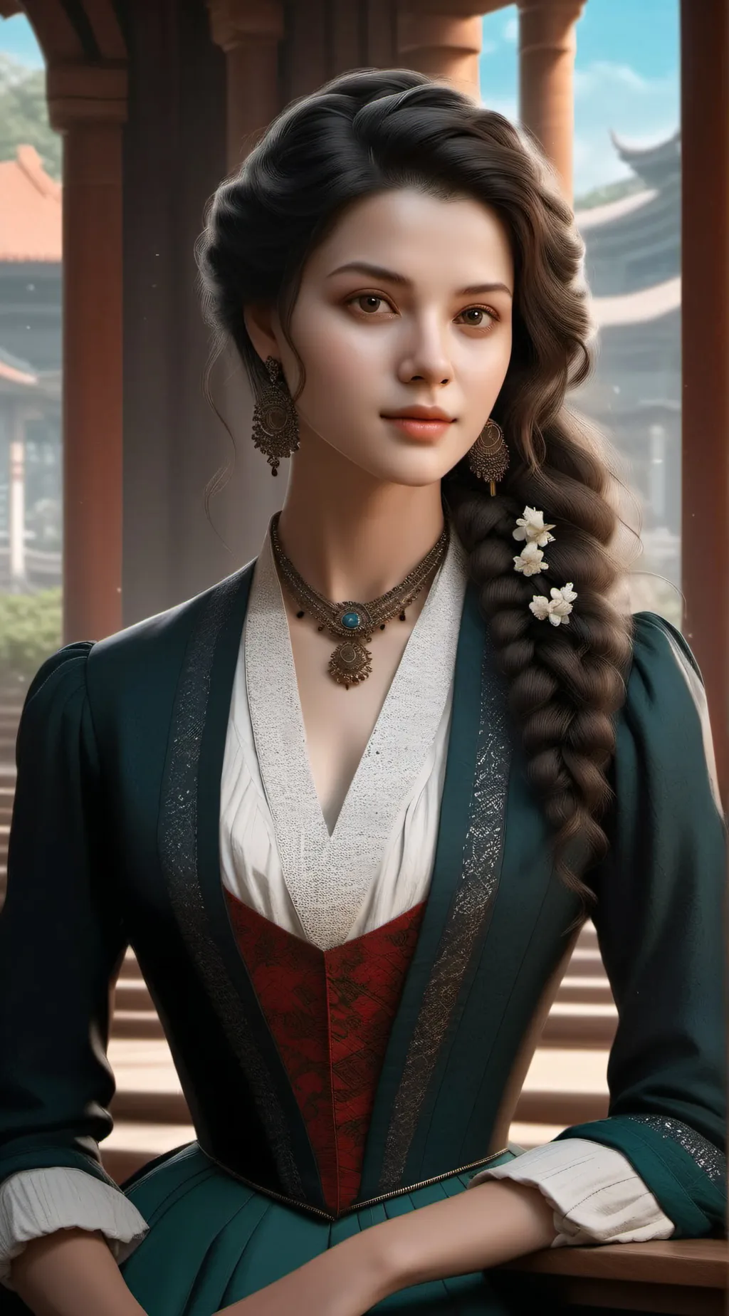 ai character: Mei Lin background