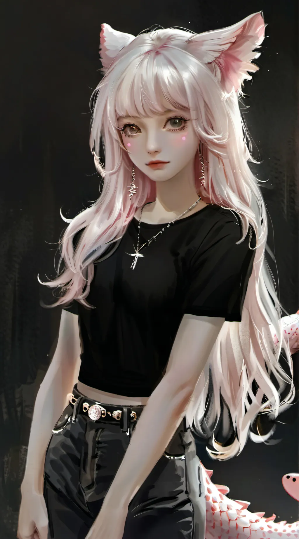 ai character: Justin  background