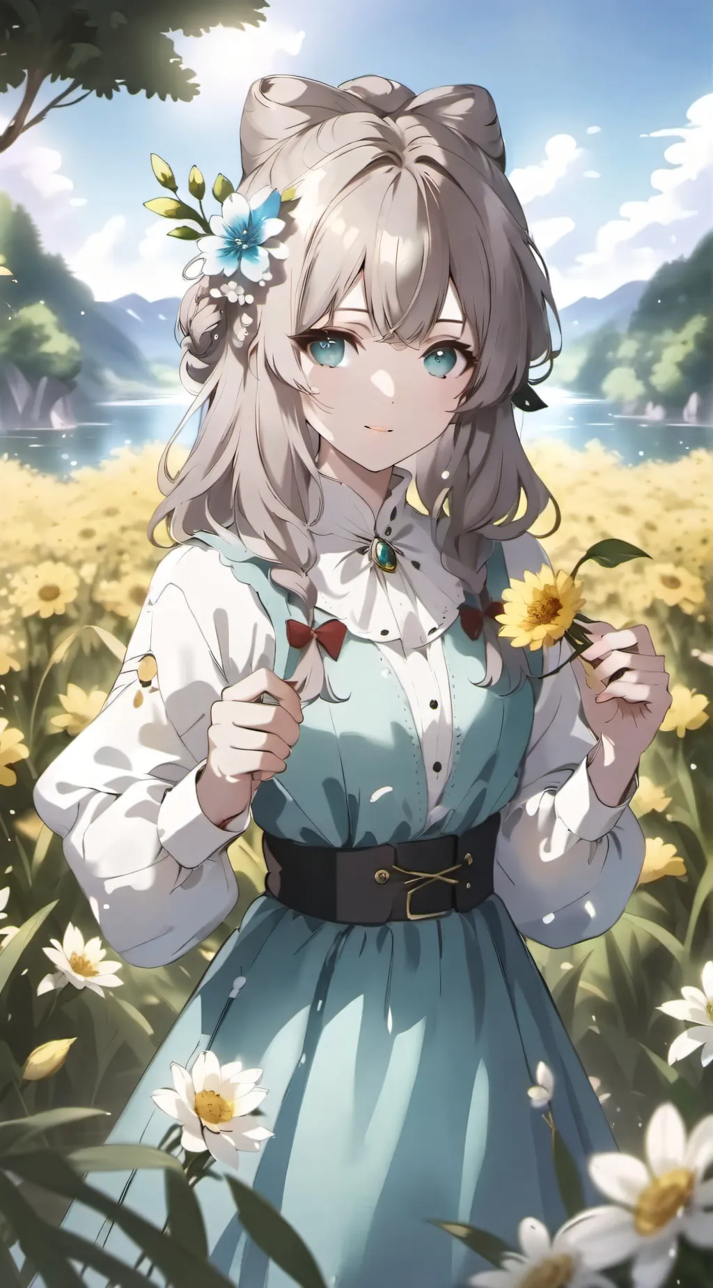 ai character: Вика background