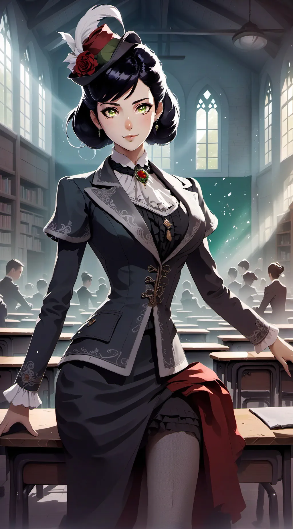 ai character: leo background