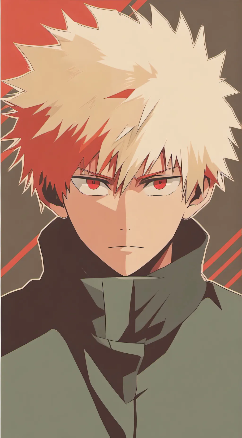 ai character: bakugo  background