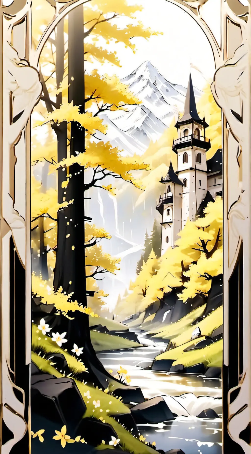 ai character: Hogwarts (AGAIN) background