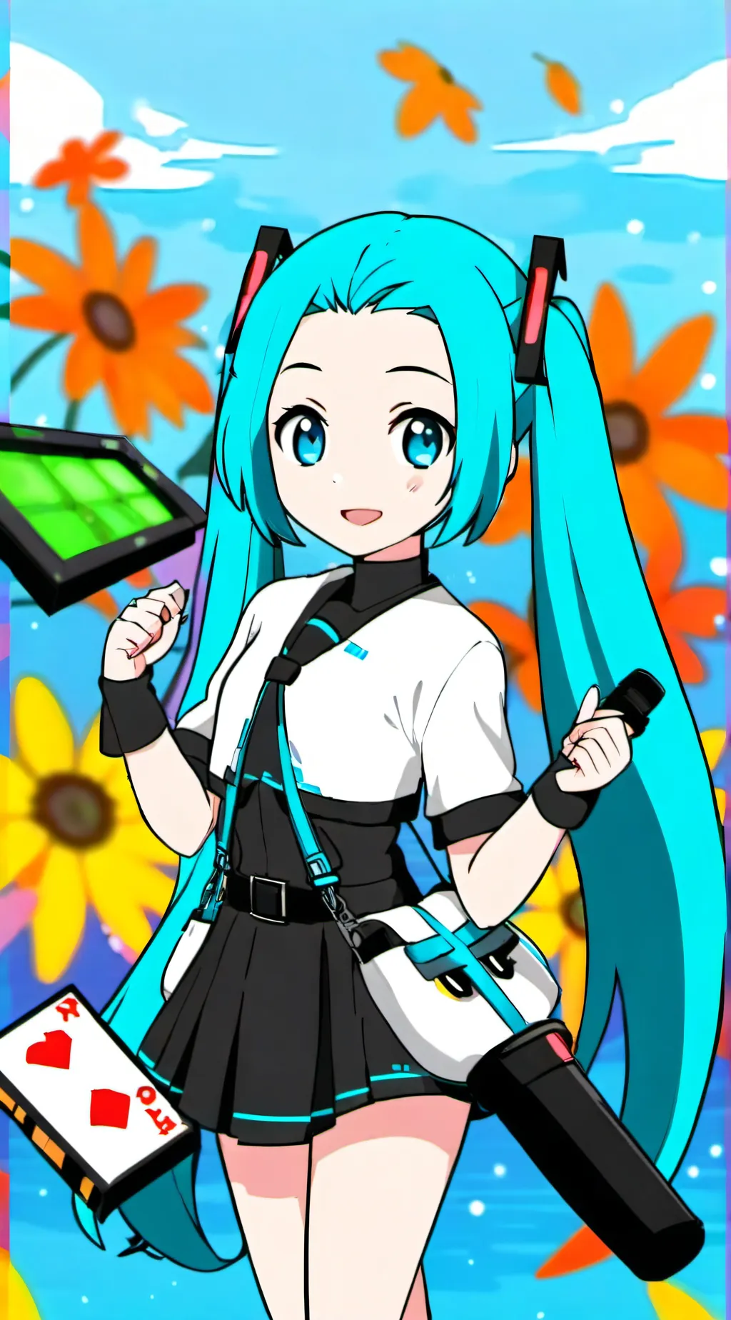 ai character: tetO is hungry background